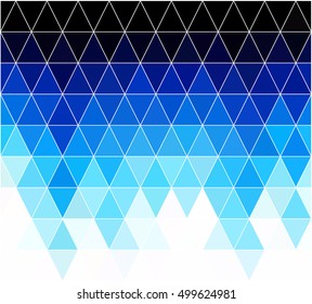 Blue Grid Mosaic Background, Creative Design Templates