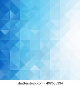 Blue Grid Mosaic Background, Creative Design Templates