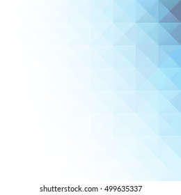 Blue Grid Mosaic Background, Creative Design Templates