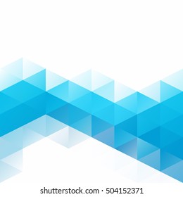 Blue Grid Mosaic Background, Creative Design Templates