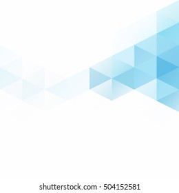 Blue Grid Mosaic Background, Creative Design Templates