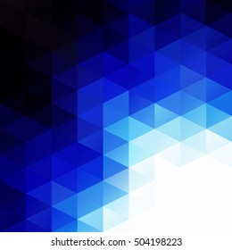Blue Grid Mosaic Background, Creative Design Templates