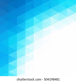 Blue Grid Mosaic Background, Creative Design Templates