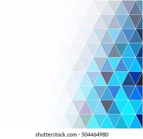 Blue Grid Mosaic Background, Creative Design Templates