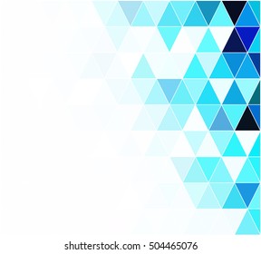 Blue Grid Mosaic Background, Creative Design Templates