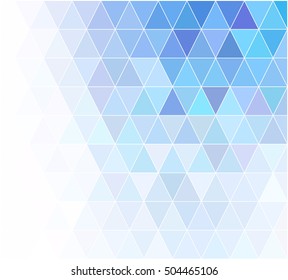 Blue Grid Mosaic Background, Creative Design Templates