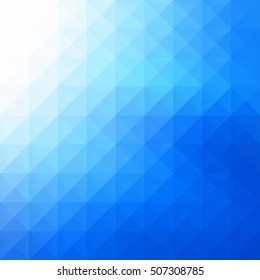 Blue Grid Mosaic Background, Creative Design Templates