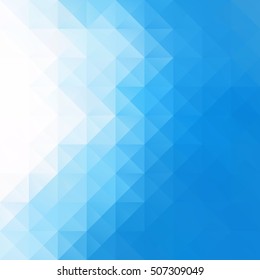 Blue Grid Mosaic Background, Creative Design Templates