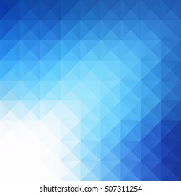 Blue Grid Mosaic Background, Creative Design Templates