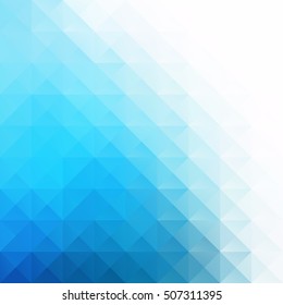 Blue Grid Mosaic Background, Creative Design Templates