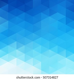 Blue Grid Mosaic Background, Creative Design Templates