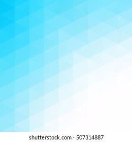 Blue Grid Mosaic Background, Creative Design Templates