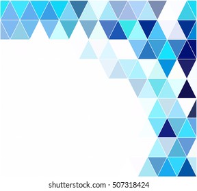 Blue Grid Mosaic Background, Creative Design Templates