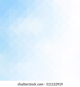 Blue Grid Mosaic Background, Creative Design Templates
