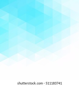 Blue Grid Mosaic Background, Creative Design Templates