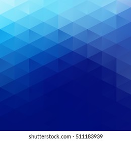 Blue Grid Mosaic Background, Creative Design Templates