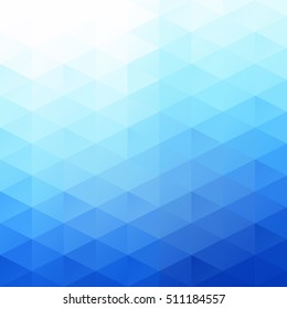 Blue Grid Mosaic Background, Creative Design Templates