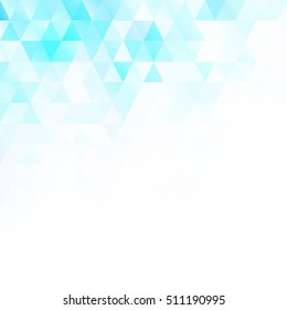 Blue Grid Mosaic Background, Creative Design Templates