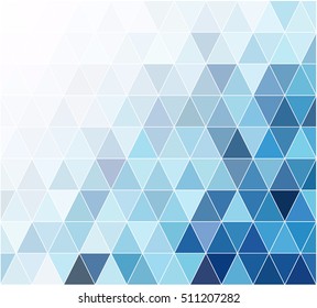 Blue Grid Mosaic Background, Creative Design Templates