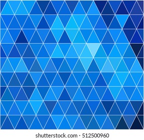 Blue Grid Mosaic Background, Creative Design Templates