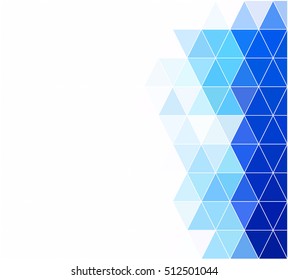Blue Grid Mosaic Background, Creative Design Templates