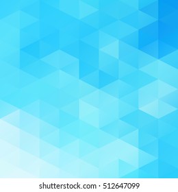 Blue Grid Mosaic Background, Creative Design Templates