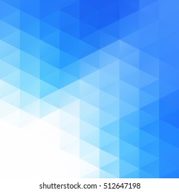 Blue Grid Mosaic Background, Creative Design Templates