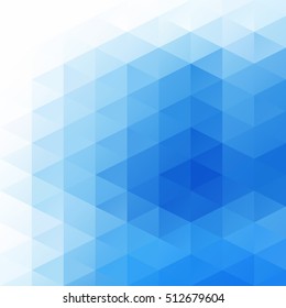 Blue Grid Mosaic Background, Creative Design Templates