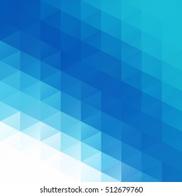 Blue Grid Mosaic Background, Creative Design Templates