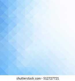 Blue Grid Mosaic Background, Creative Design Templates