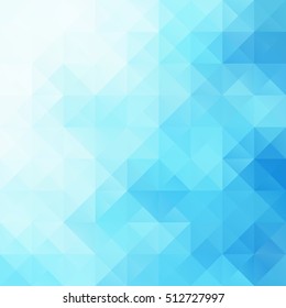 Blue Grid Mosaic Background, Creative Design Templates