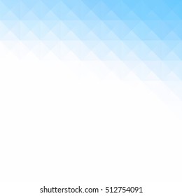 Blue Grid Mosaic Background, Creative Design Templates
