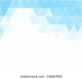Blue Grid Mosaic Background, Creative Design Templates