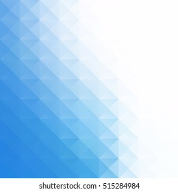 Blue Grid Mosaic Background, Creative Design Templates