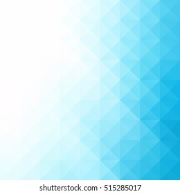 Blue Grid Mosaic Background, Creative Design Templates