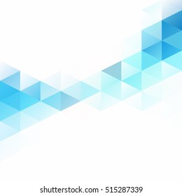 Blue Grid Mosaic Background, Creative Design Templates