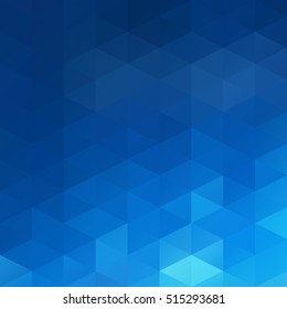 Blue Grid Mosaic Background, Creative Design Templates