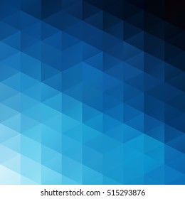 Blue Grid Mosaic Background, Creative Design Templates