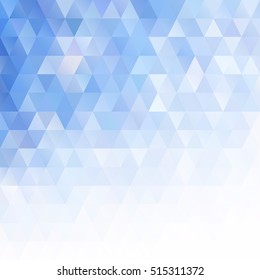 Blue Grid Mosaic Background, Creative Design Templates