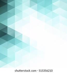 Blue Grid Mosaic Background, Creative Design Templates