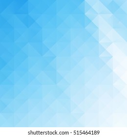 Blue Grid Mosaic Background, Creative Design Templates