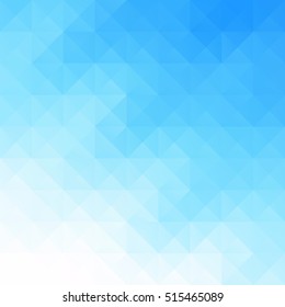 Blue Grid Mosaic Background, Creative Design Templates
