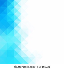 Blue Grid Mosaic Background, Creative Design Templates