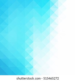 Blue Grid Mosaic Background, Creative Design Templates