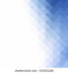 Blue Grid Mosaic Background, Creative Design Templates