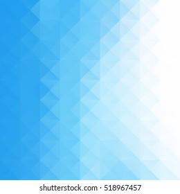 Blue Grid Mosaic Background, Creative Design Templates