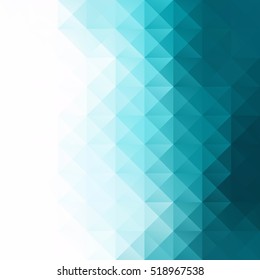 Blue Grid Mosaic Background, Creative Design Templates