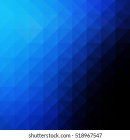 Blue Grid Mosaic Background, Creative Design Templates