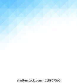 Blue Grid Mosaic Background, Creative Design Templates