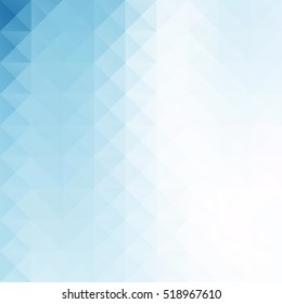 Blue Grid Mosaic Background, Creative Design Templates